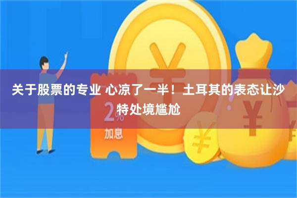 关于股票的专业 心凉了一半!土耳其的表态让沙特处境尴尬