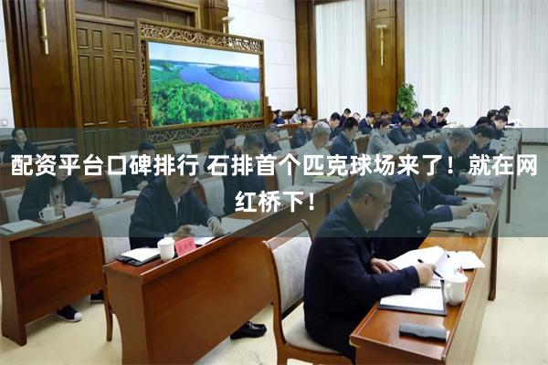 配资平台口碑排行 石排首个匹克球场来了！就在网红桥下！